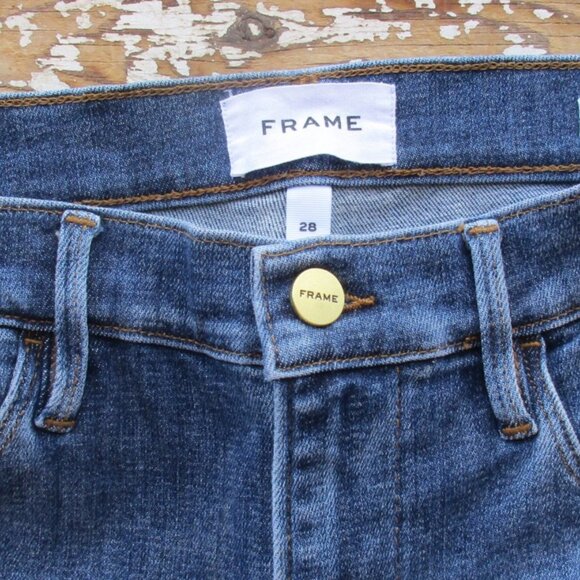 FRAME Denim Jeans Size 28 Le High Skinny Distressed - Picture 13 of 13